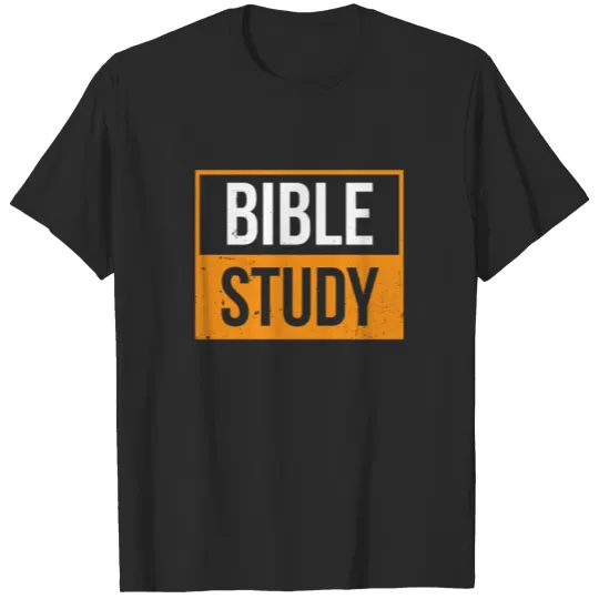 Bible Study Funny Sarcastic Vintage tee Art with L T-shirt