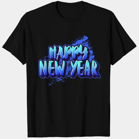 Happy New Year Graffiti Urban T-shirt
