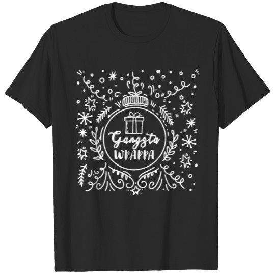 Discover Gangsta Wrappa Christmas Mom Life Santa Life T-shirt