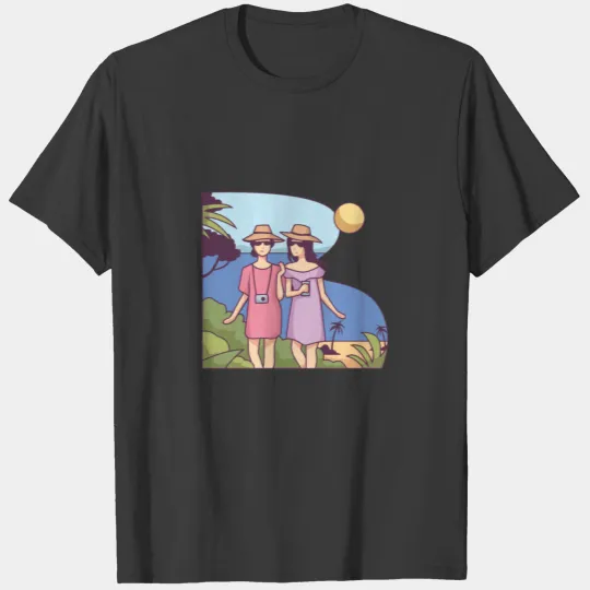 Travel Beach Besties T-shirt
