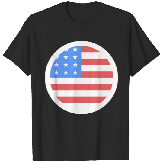 American Dreams Patriotic American Flag Design T-shirt