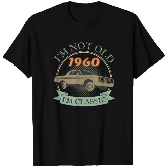 1960 Year Of Birth Oldtimer Lowrider Saying Gift T-shirt
