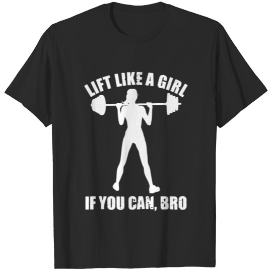 Discover Bodybuilding Lift Like Girl Personal Trainer T-shirt