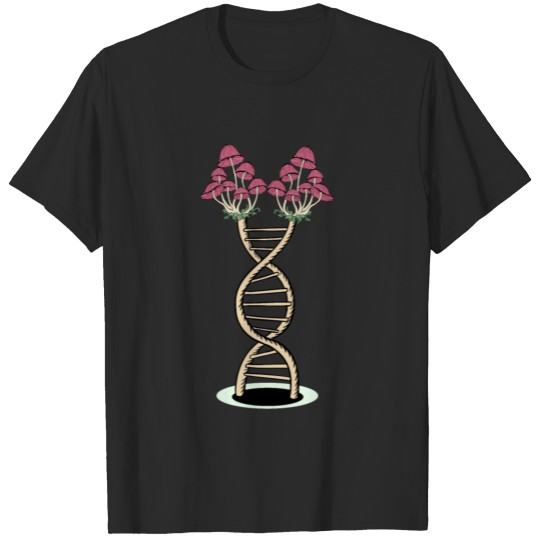 Discover Humorous Fungus Agaric Biochemistry Gene Genetics T-shirt
