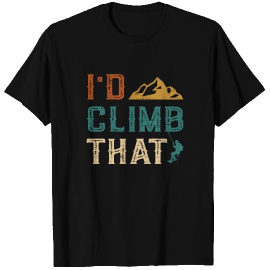 Rock Climbing Mountain Climber Bouldering T-shirt