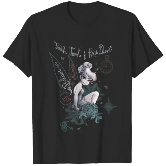 Disney Peter Pan Tinker Bell Believe Drawing T-shirt