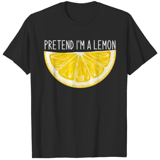 Discover Pretend I x27 m A Lemon Funny Halloween Costume Es T-shirt