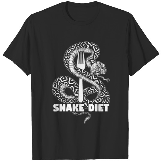 Discover Snake Diet Health Lose Weight Dieting Themed T-shirt