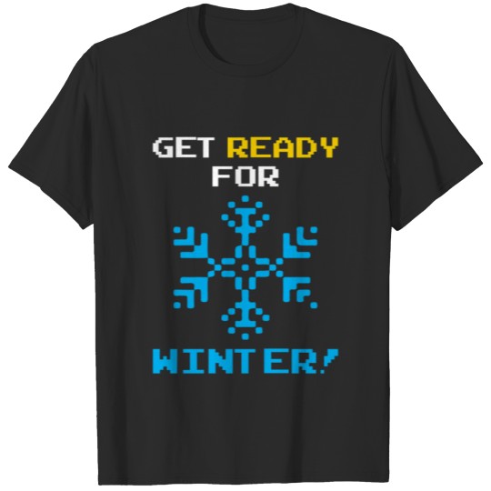 Discover Winter 8bit Retro Gamer T-shirt