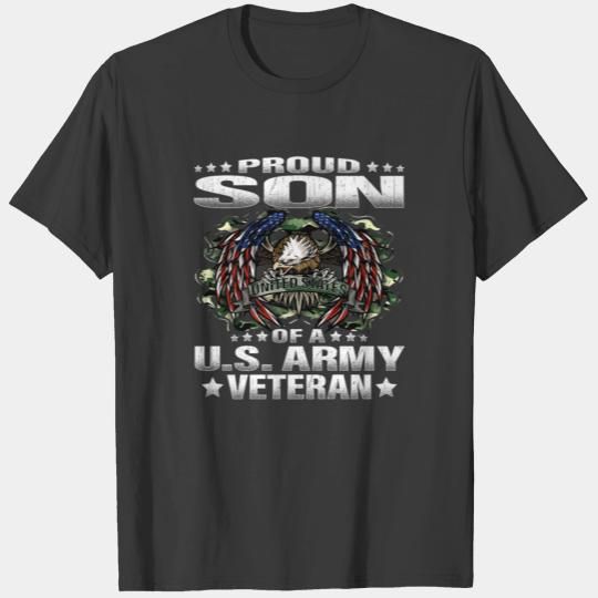 Proud Son Of A US Army Veteran Military T-shirt