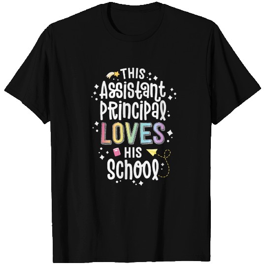 This Assistant Principal Loves His School Vice T-shirt