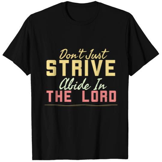 Abide In The Lord T-shirt