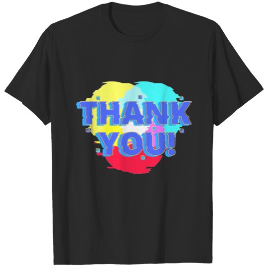 Discover Twitch Glitch Typeform Emotes THANK YOU ! T-shirt