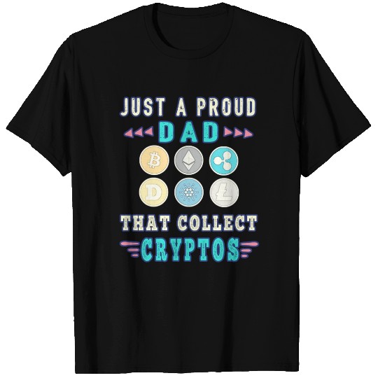 Bitcoin Crypto Father Dad Trader Crypto T-shirt