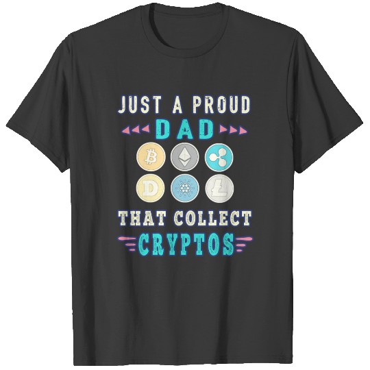 Bitcoin Crypto Father Dad Trader Crypto T-shirt