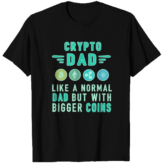 Bitcoin Crypto Father Dad Trader Crypto T-shirt