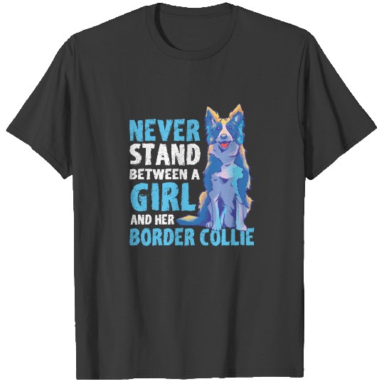 Dog Dad Collie Lover Border Collie gift T-shirt