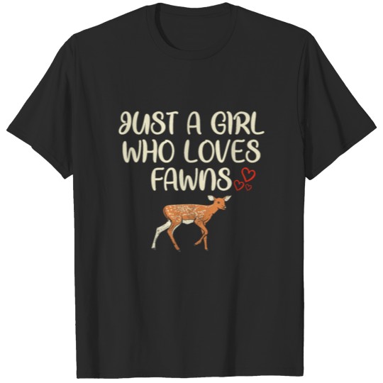 Discover Just A Girl Who Loves Fawns Fawn Deer Lover Baby R T-shirt