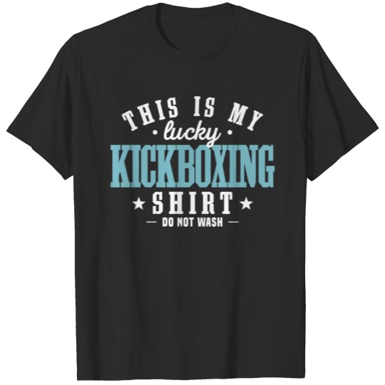 Discover My Lucky Kickboxing Fans Coaches Courses Lovers T-shirt