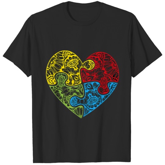 Discover Autism Heart - Autism Awareness T-shirt