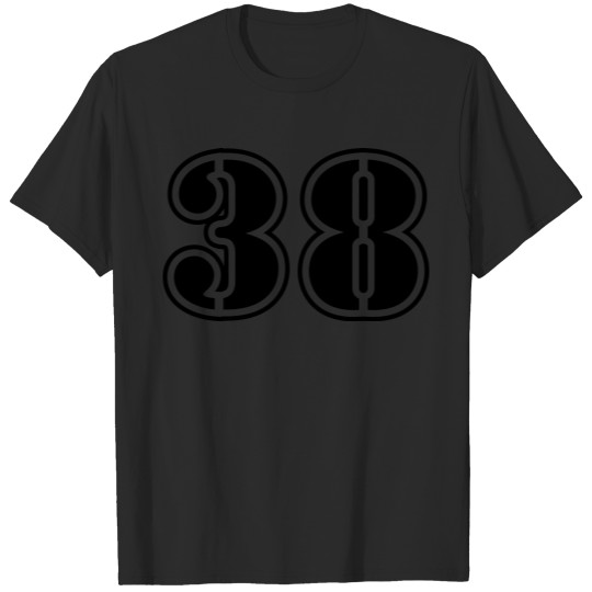 Discover 38 Number symbol T-shirt