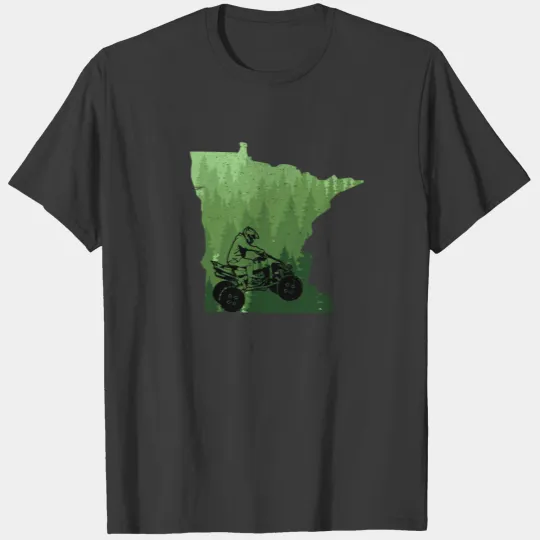 Minnesota ATV Shirt, ATV Racing Shirts, Quad Bike, T-shirt