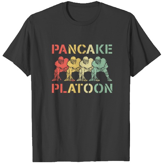American Football Pancake Platoon T-shirt