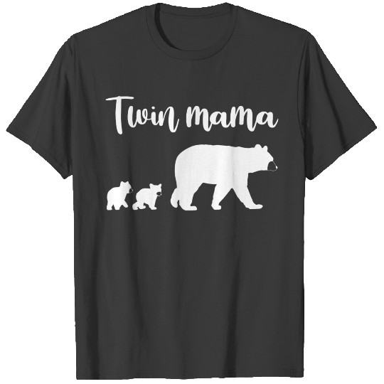 Funny Twin Mom Gift For Women Mother Cool Mama Bea T-shirt