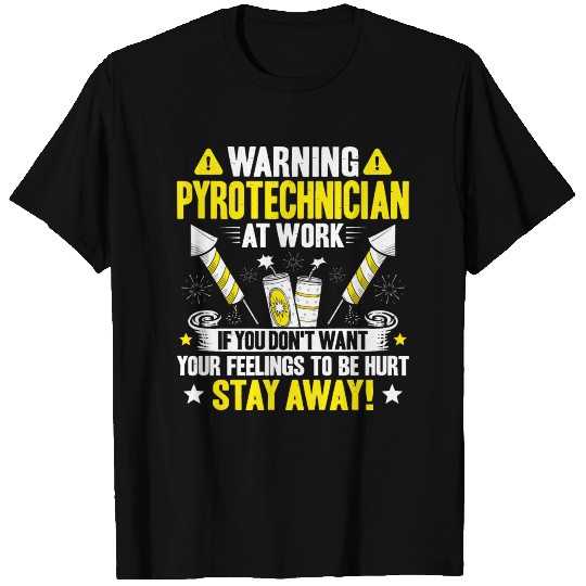 Pyrotechnician Fireworks Pyrotechnist Pyrotechnics T-shirt