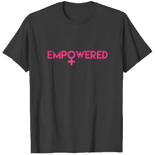Empowered Feminism Women Gift girlpower T-shirt
