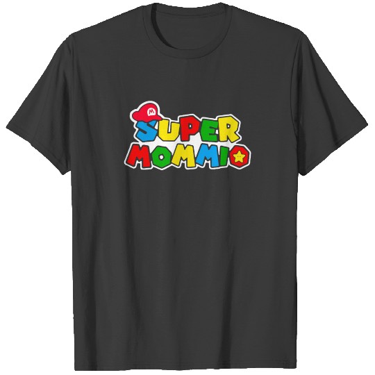 Super Mommio Funny Mommy Mother Nerdy Video Gaming T-shirt
