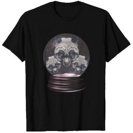 panda inside the crystal T-shirt
