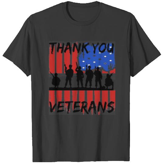 Thank You For Your Service Veterans Day Shirt T-shirt
