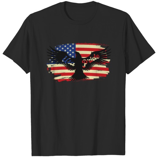 Discover USA Eagle Flag T-shirt