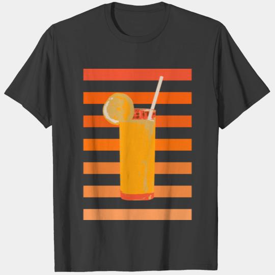 Orange juice T-shirt with a lovely colors T-shirt