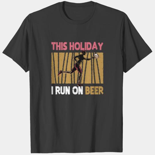 Run on Beer This Season Runner Meme T-shirt