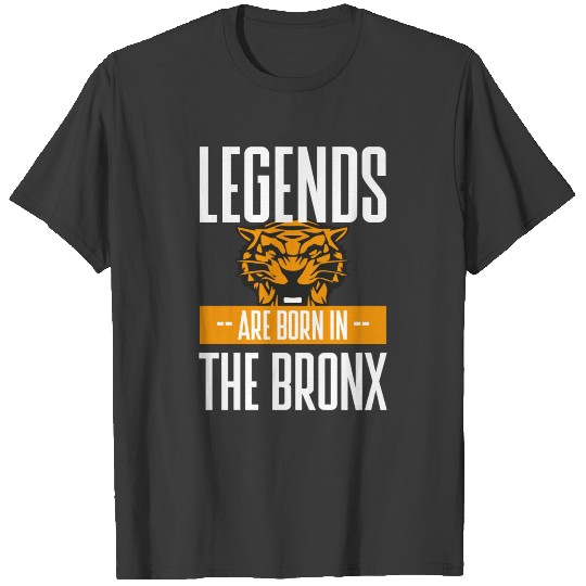 Legends are born in the Bronx Thanksgiving T Shirt T-shirt