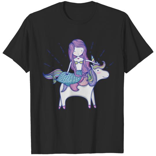 Unicorn Mermaid Fairy tail Unicorn Mermaid Fairy t T-shirt