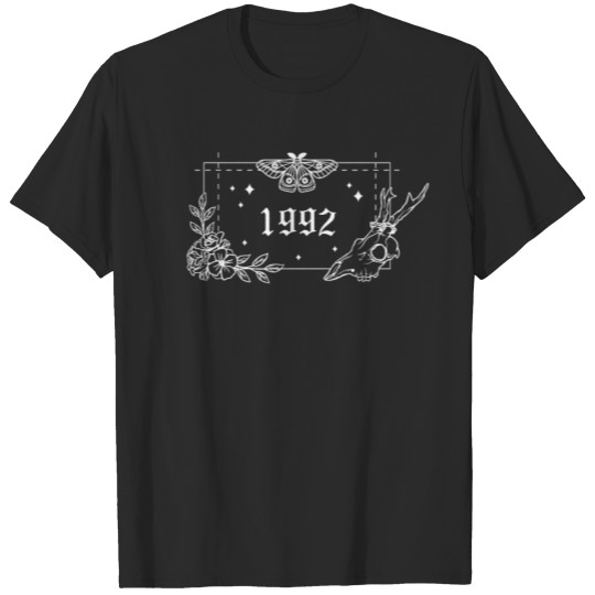1992 Year Of Birth Gothic Grunge Aesthetic Gift T-shirt
