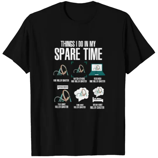 Roller Coaster Lover Amusement Park Ride T-shirt