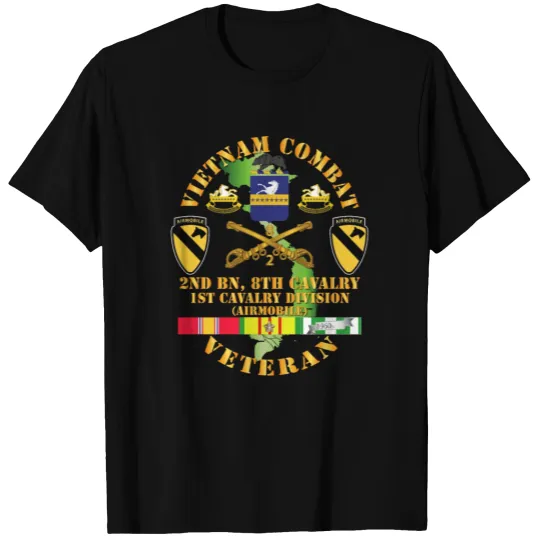2Bn 8th Cav COA 1st Cav Div SSI T-shirt
