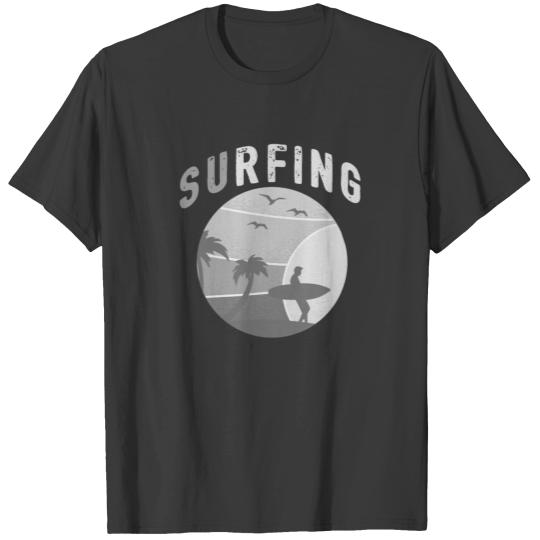 Surfing Surfer Gift Wave Surfboard T-shirt