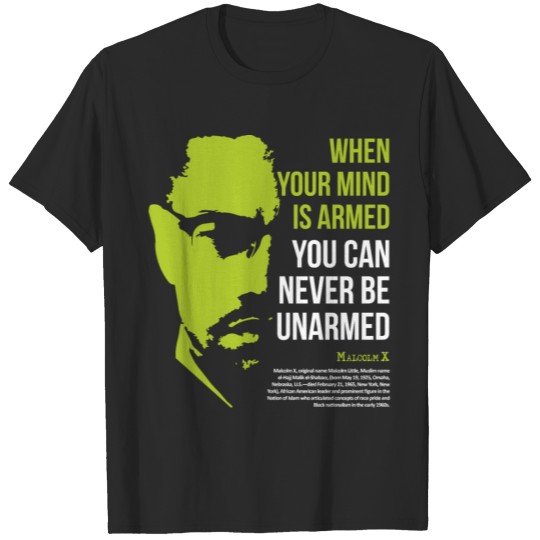 Discover Malcolm X Quote T-shirt
