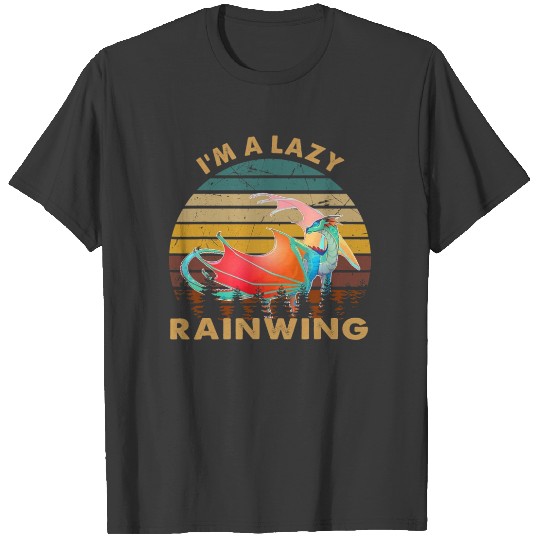 I m A Lazy Rainwing Dragon Vintage Wings Of Fire T-shirt