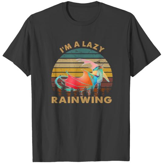 I m A Lazy Rainwing Dragon Vintage Wings Of Fire T-shirt