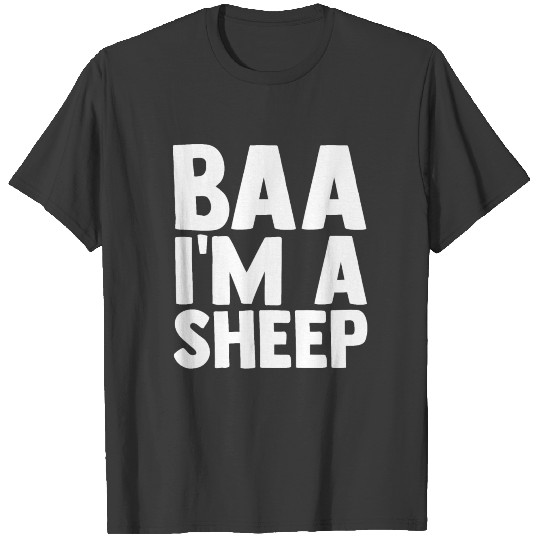 Baa I'm A Sheep Domestic Animal Lover Farmer T-shirt