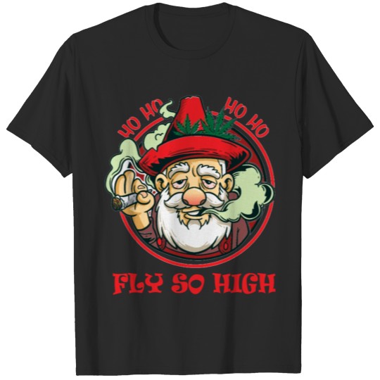 Discover Fly so high with Santa T-shirt