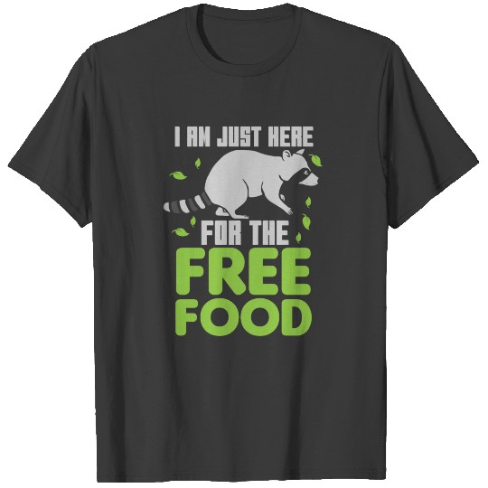 Funny Raccoon Food Scavenger Wildlife T-shirt