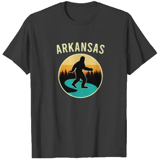 Arkansas Bigfoot Hunting Shirt, Sasquatch Hunter S T-shirt