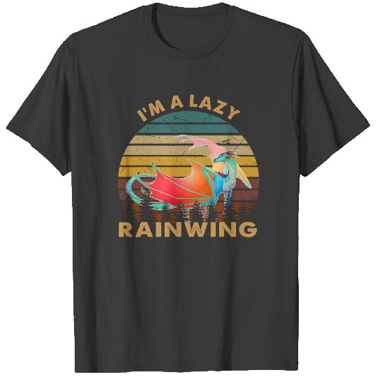 I m A Lazy Rainwing Dragon Vintage Wings Of Fire T-shirt